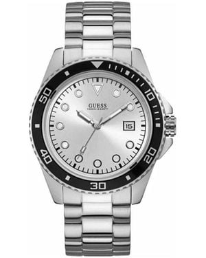 Guess Accessoires ,Zwart ,W1002G3 Horloge - Metallic