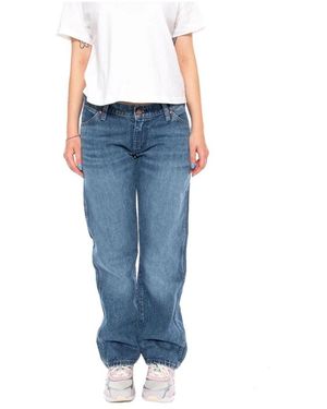 Wrangler Jeans ,Blauw ,Katoen Low Rise Cowboy Jean