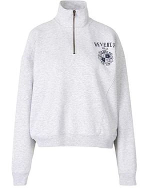 Sporty & Rich Zip-Throughs - White