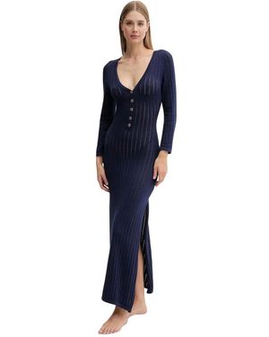 Melissa Odabash Jade Jurk - Blauw