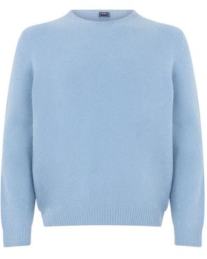 Fedeli Round-Neck Knitwear - Blue