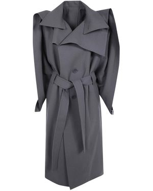 Issey Miyake Jassen ,Grijs ,Wol Calligraph Jas