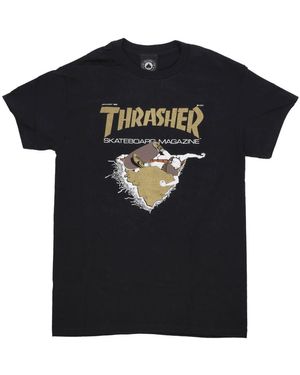 Thrasher T-Shirts - Zwart