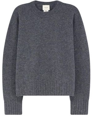 Alysi Round-Neck Knitwear - Gris