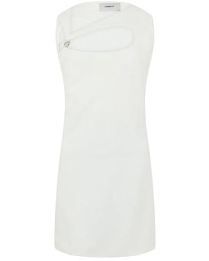 Coperni Cut-Out Mini Jurk - Wit