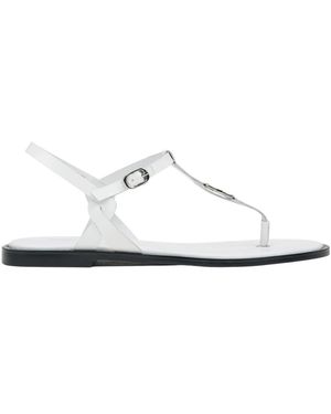 ESTRO Flat Sandals - White