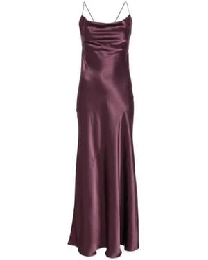 open lace back dress Pinko Strapless Long Dress