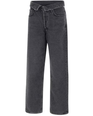 Agolde Straight Jeans - Gris