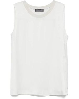 Lorena Antoniazzi Sleeveless Tops - White