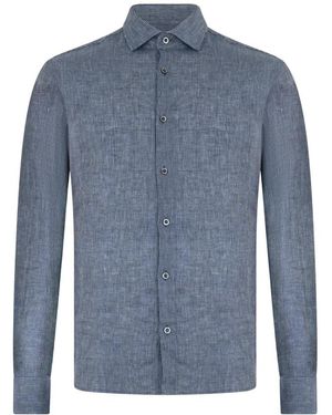 Moorer Casual Shirts - Blue
