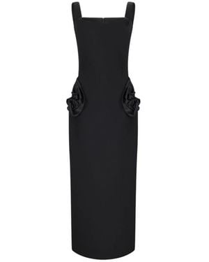 Magda Butrym Zwarte Jurk Ss25 Elegante Stijl