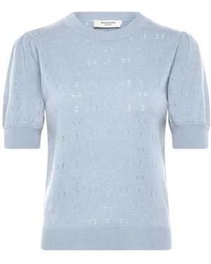 Rosemunde Round-Neck Knitwear - Blu