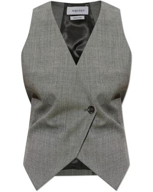 McQueen Wollweste - Grau