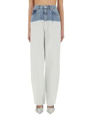 Moschino Loose-Fit Jeans - Bleu