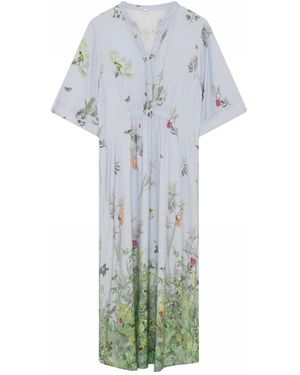 GUSTAV Kleedjes ,Blauw ,Maxi Jurk