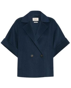 Weekend by Maxmara Double-Breasted Coats - Azul