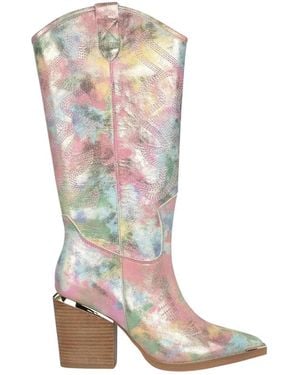 Alma En Pena. Cowboy & Biker Boots - Brown