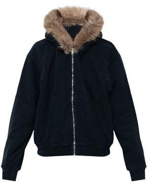 Acne Studios Hoodies & Sweatvesten ,Blauw ,Katoen Omkeerbare Sweater
