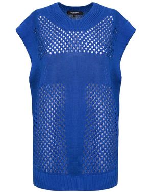Takaturna Round-Neck Knitwear - Azul