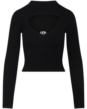 DIESEL Long Sleeve Tops - Black