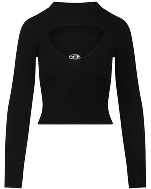 DIESEL Round-Neck Knitwear - Zwart