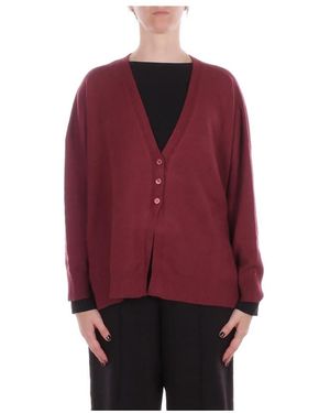 Manila Grace Maglia Cardigan - Rot