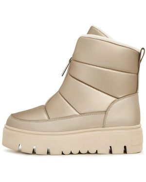 CESARE GASPARI Stilvolle winterstiefel rutschfest warm - Natur
