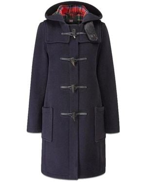 Gloverall Single-Breasted Coats - Blue