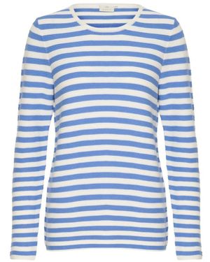 Kaffe Round-Neck Knitwear - Azul