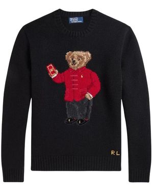 Ralph Lauren Round-Neck Knitwear - Black