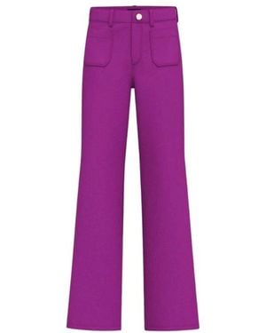 Marella Wide Trousers - Purple