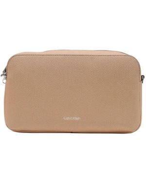 Calvin Klein Cross Body Bags - Natural