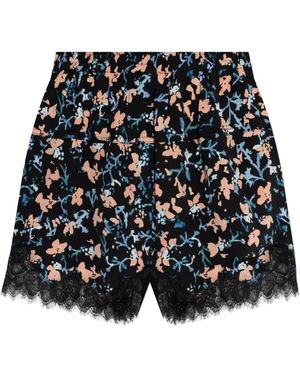 Ulla Johnson Zijden Shorts Noella - Blauw