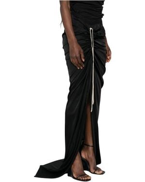 Rick Owens Maxi Skirts - Negro