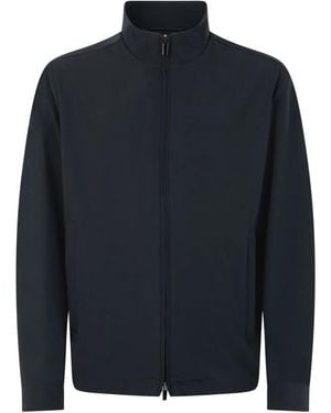 Paul & Shark Jassen ,Zwart ,Polyester Licht Jack Met Rits - Blauw