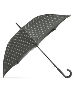 Moschino Accessoires ,Grijs ,Polyester Monogram Paraplu