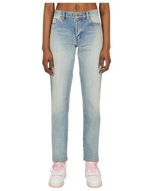 Saint Laurent Loose Fit Jeans - Blue
