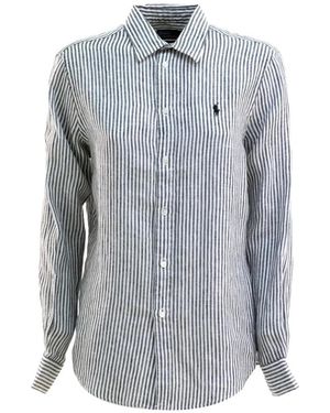 Polo Ralph Lauren Shirts Weiß - Blau