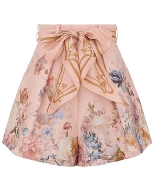 Zimmermann Short Shorts - Rosa