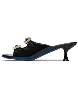 Loriblu Heeled Mules - Negro