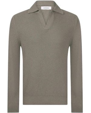 Gran Sasso V-Neck Knitwear - Grigio