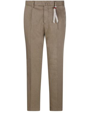 Santaniello Slim-Fit Trousers - Grey