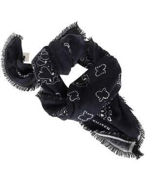 Kujten Silky Scarves - Negro