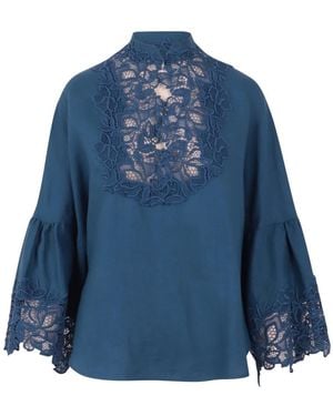 Ermanno Scervino Blouses - Blue