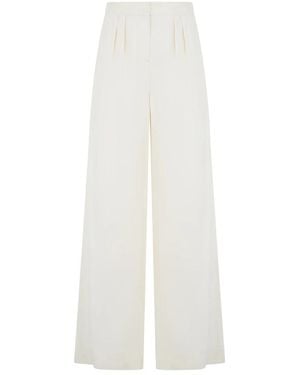Alberta Ferretti Wide Trousers - White