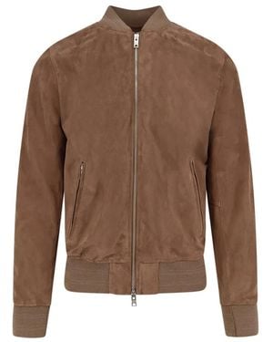 DFOUR® Bomber Jackets - Brown