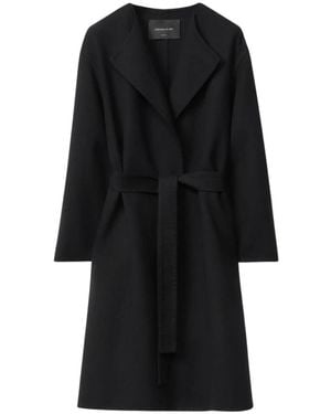 Fabiana Filippi Belted Coats - Negro
