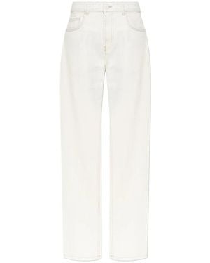 Ami Paris Straight Jeans - Blanc