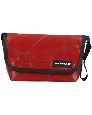 Freitag Kompakte Messenger-Tasche Für Den Täglichen Gebrauch - Rot