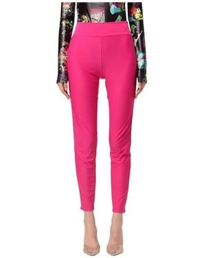 Versace Jeans Couture Slim-Fit Trousers - Rosa